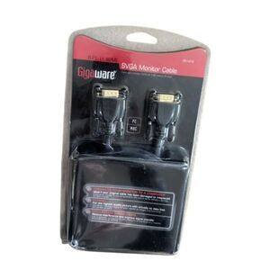 Gigaware 6 Ft. SVGA Monitor Cable *New*